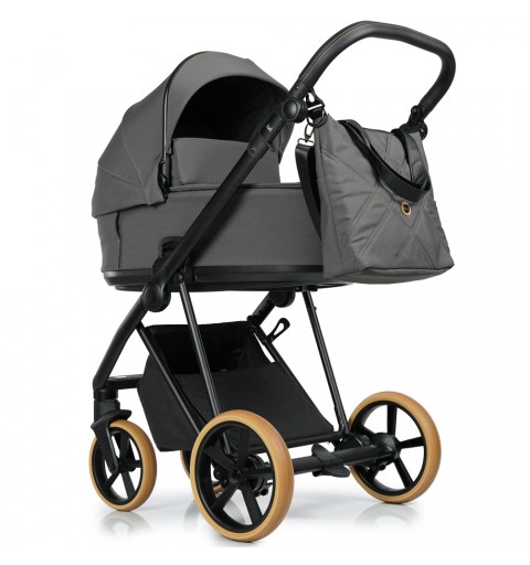 Roan IVI 2.0 Vintage - wózek wielofunkcyjny, zestaw 2w1 z opcją 3w1 i 4w1 | Sicilian Olive